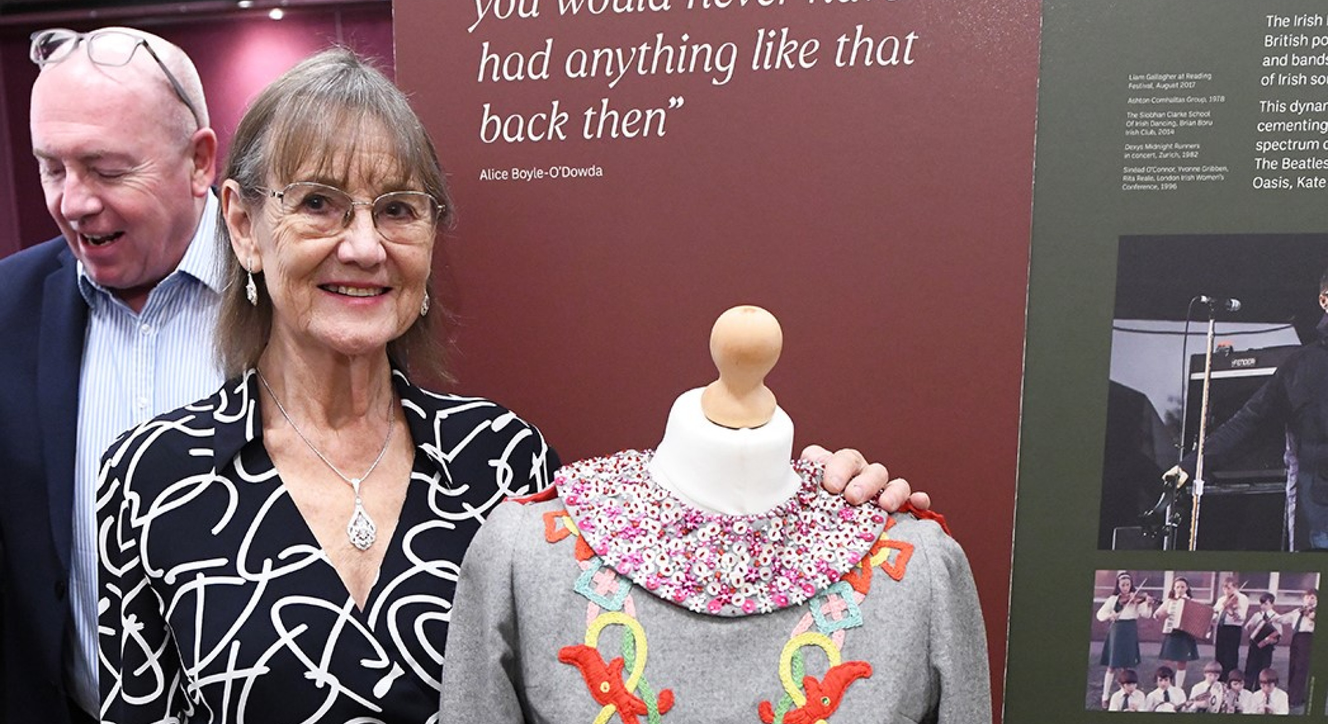 Alice Boyle-O'Dowda with her 1960s dress