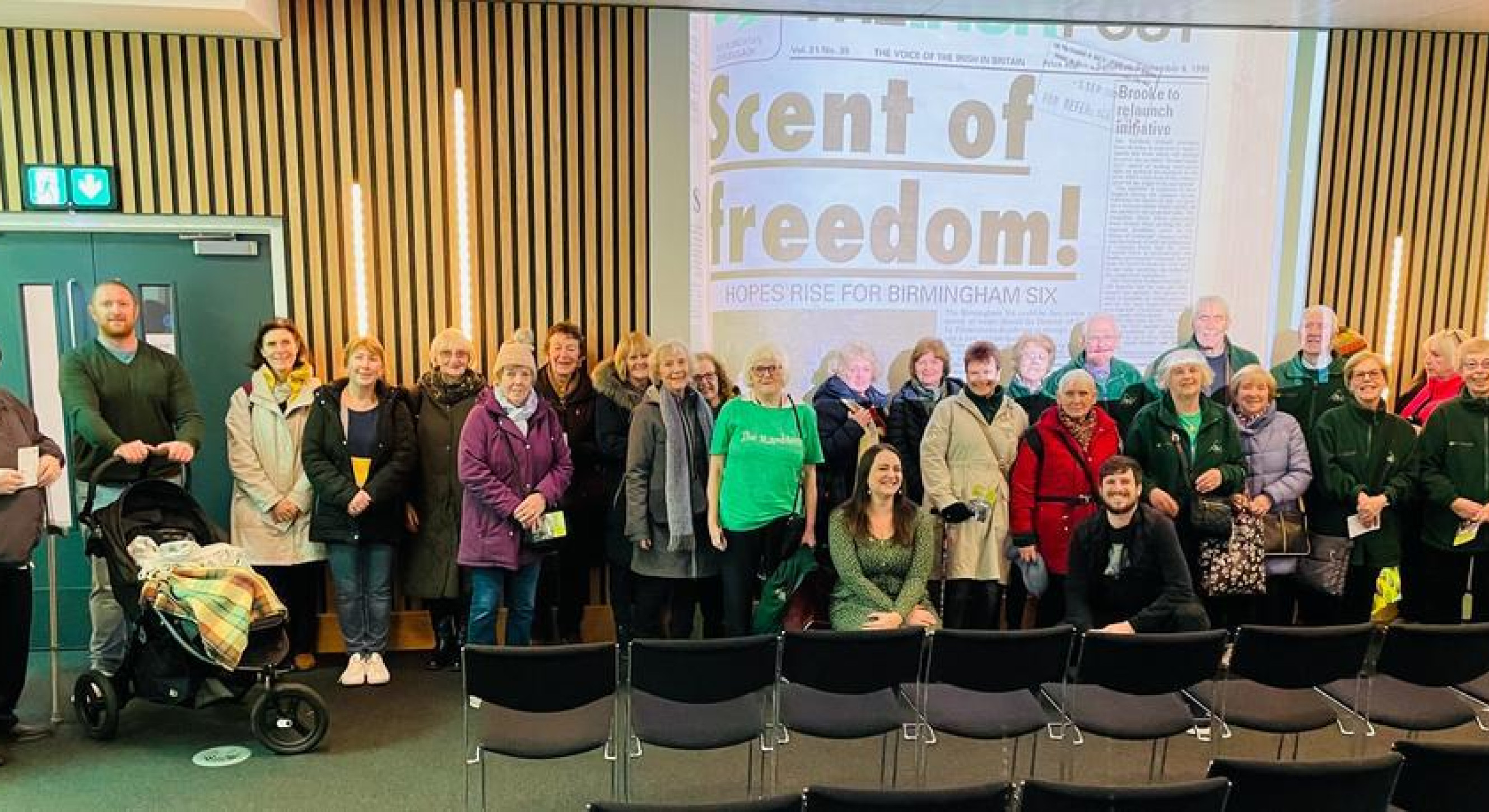 Volunteers from the Birmingham Irish Association visit