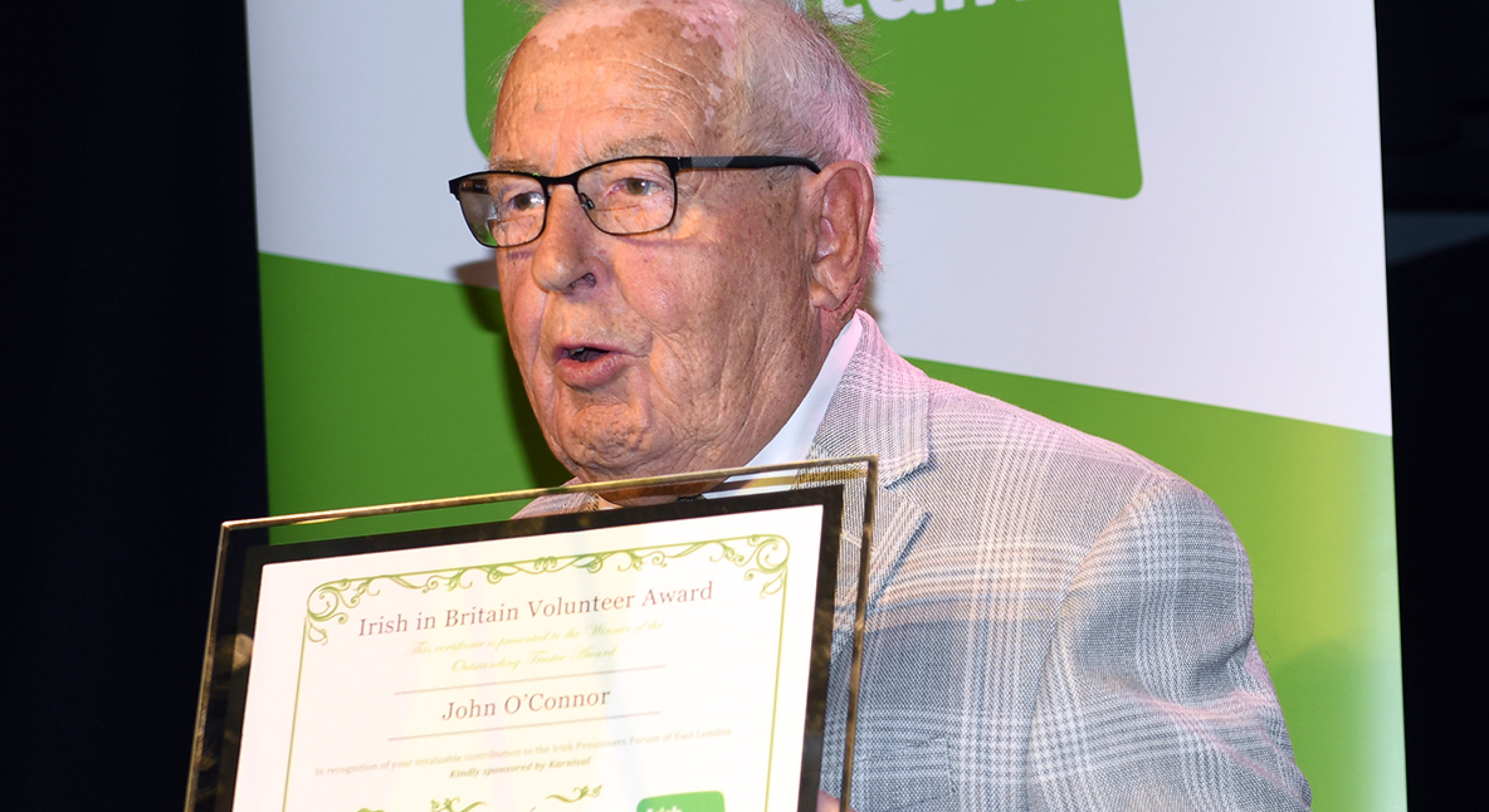 John O'Connor, winner of the Outstanding Trustee Award
