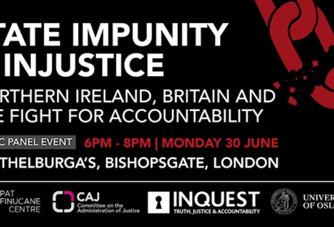 State Impunity & Injustice: Northern Ireland, Britain & the Fight for Accountability