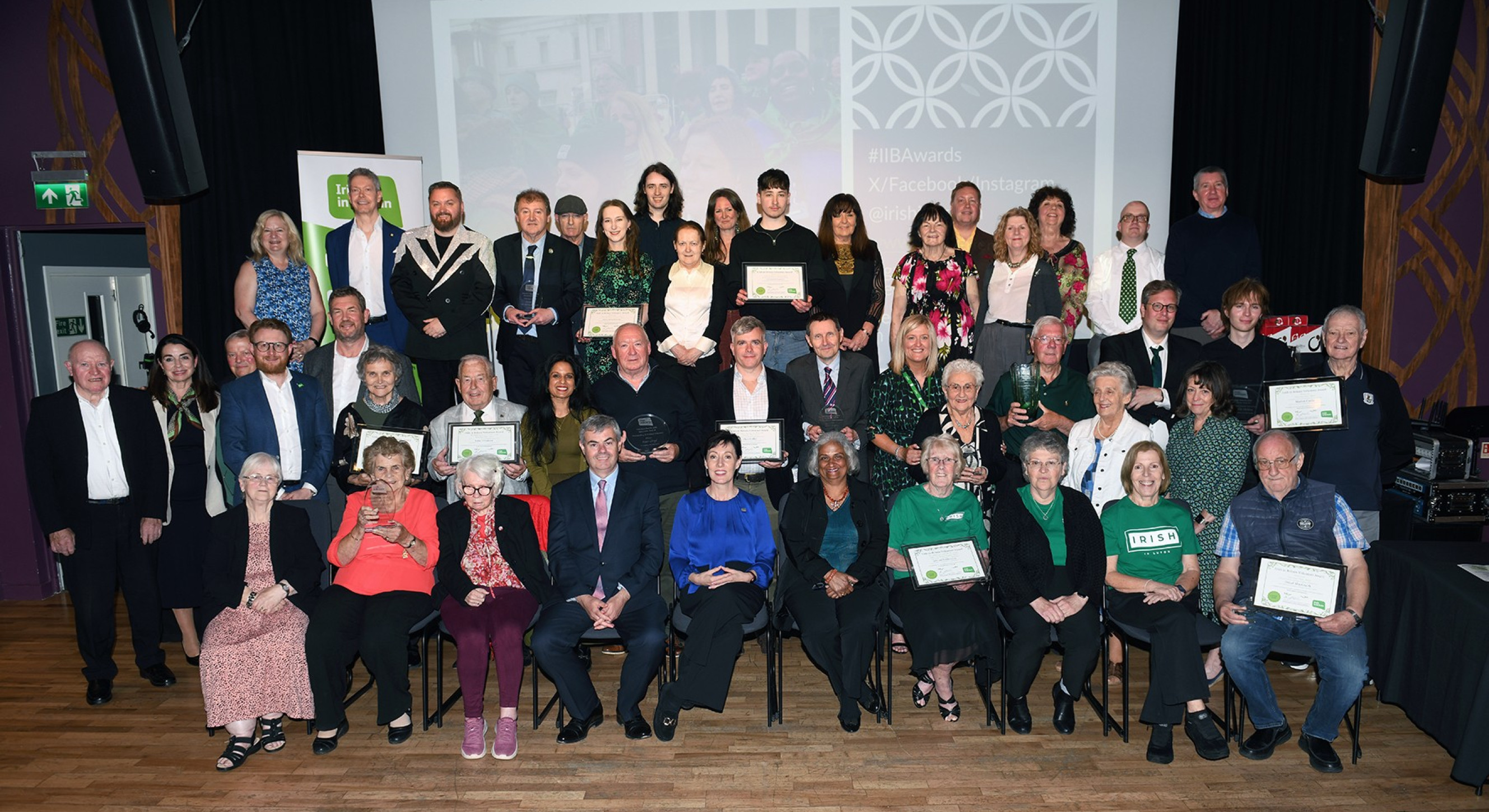 All the Awards winners and finalists with Ambassador Martin Fraser and Deirdre Fraser