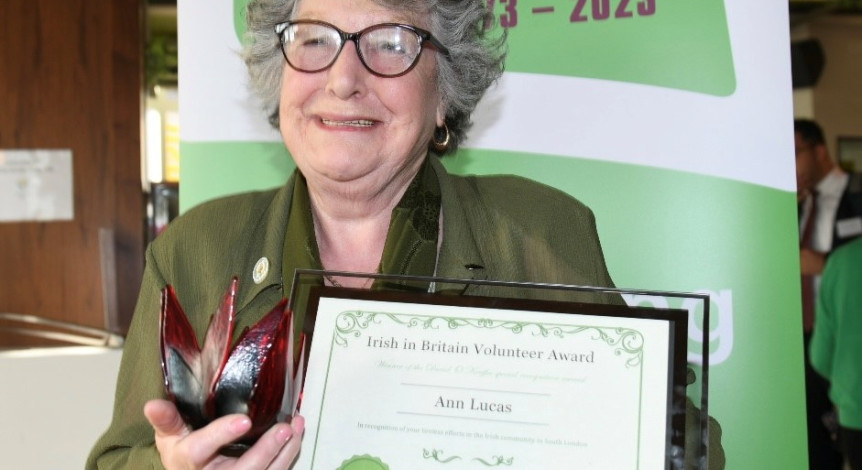 Ann Lucas, winner of the Special Recognition Award, 2023