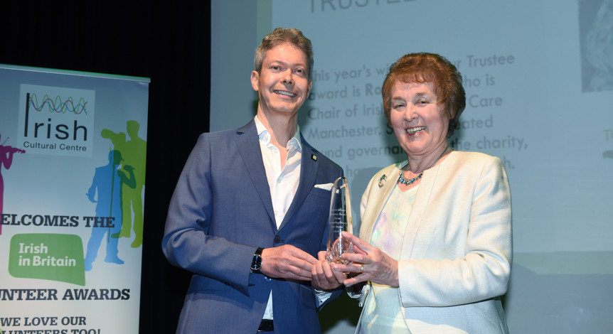Sean Kennedy with individual winner Rose Morris, 2019