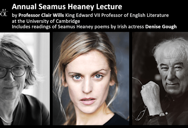 Seamus Heaney Lecture: ‘A cobble thrown a hundred years ago' by Clair Wills