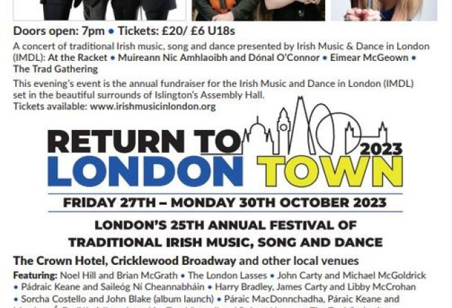 Irish Hooley at Islington Assembly Hall