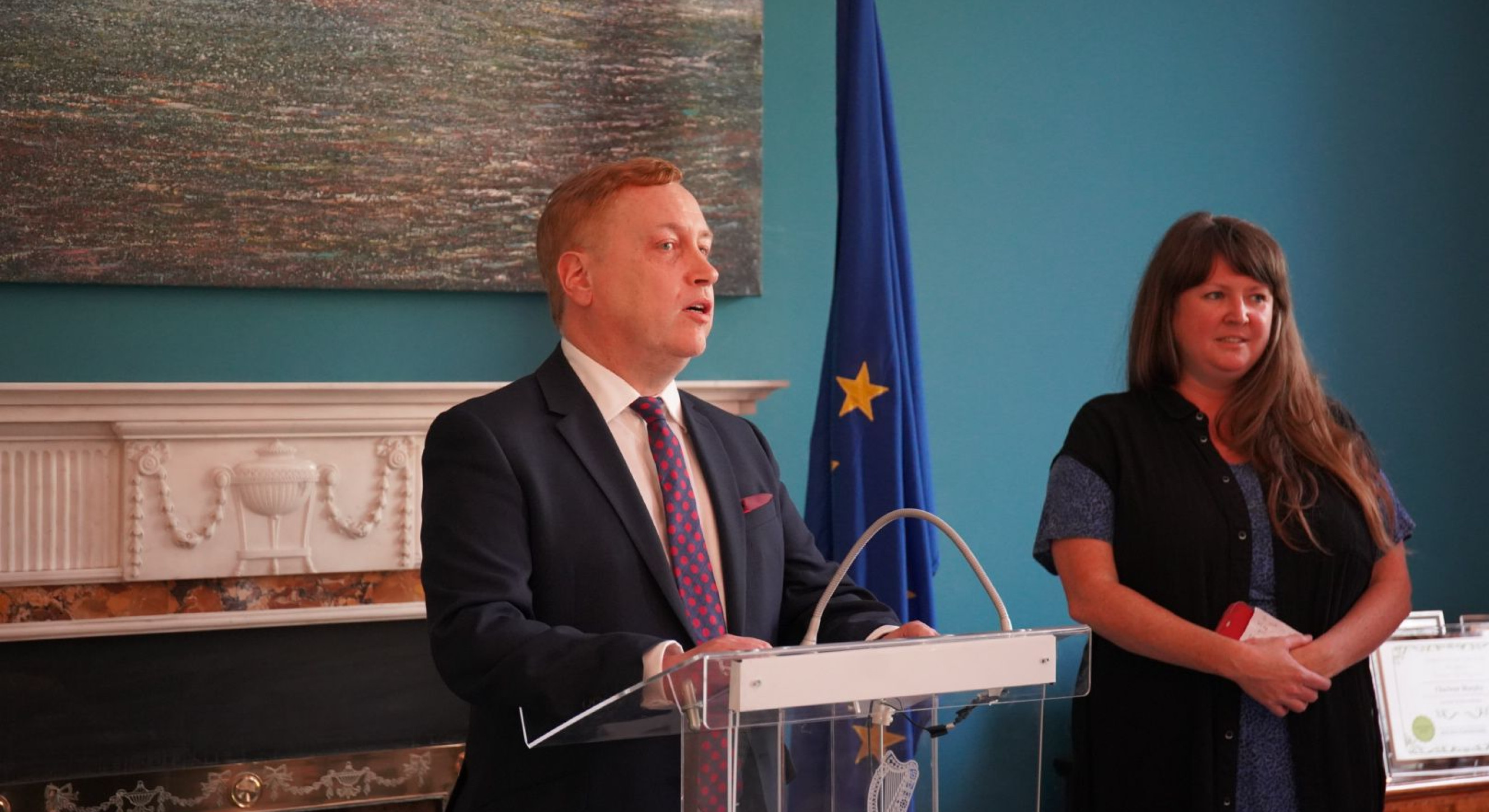 Damien Grainger and Nora Mulready (Irish Elderly Advice Network)