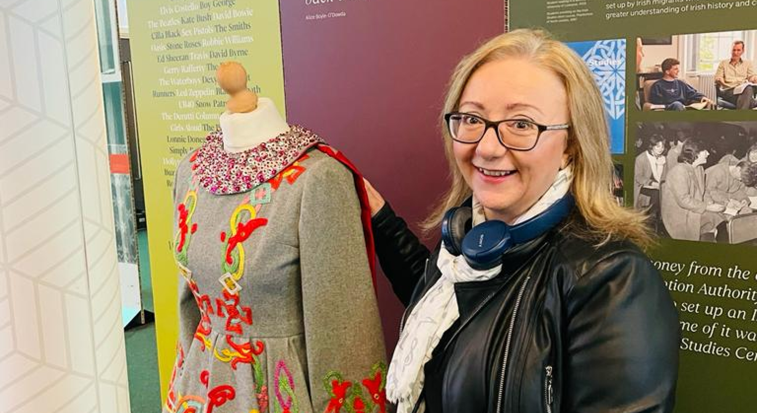 Thanks to our volunteer oral historian and exhibition helper, Eileen