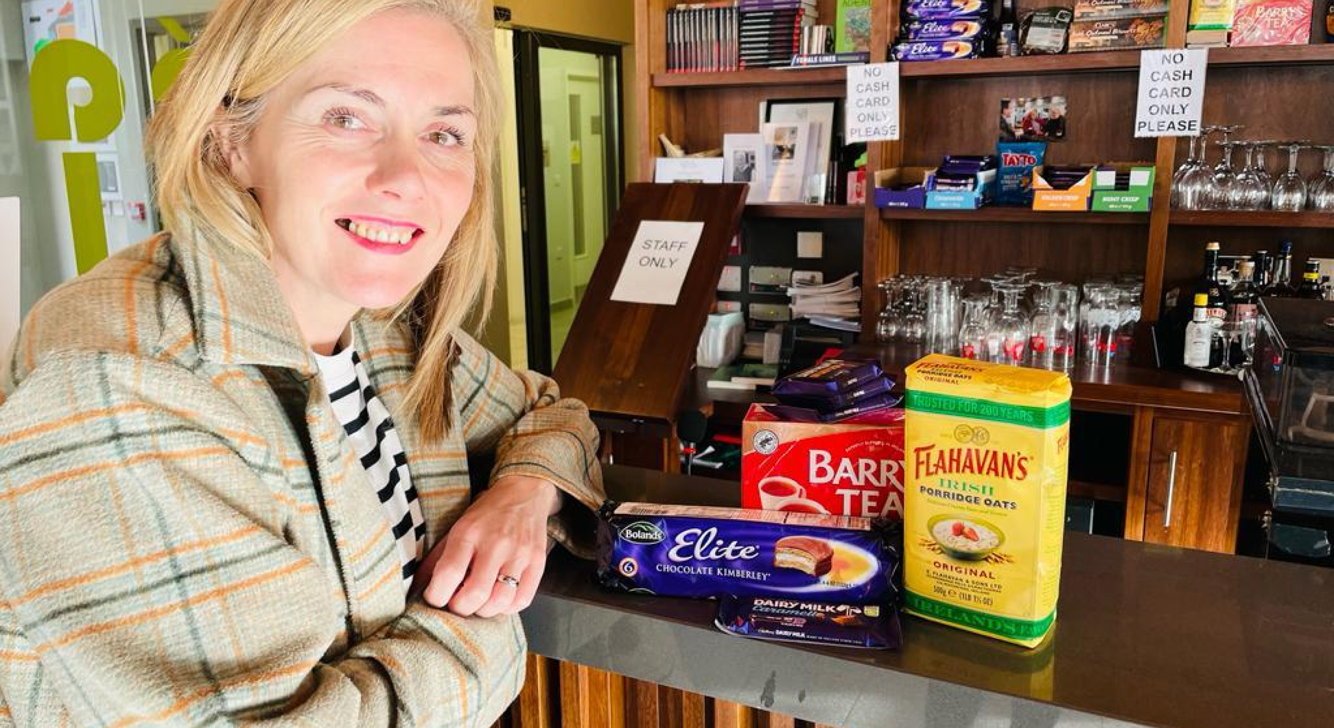 Stocking up on some Irish treats!