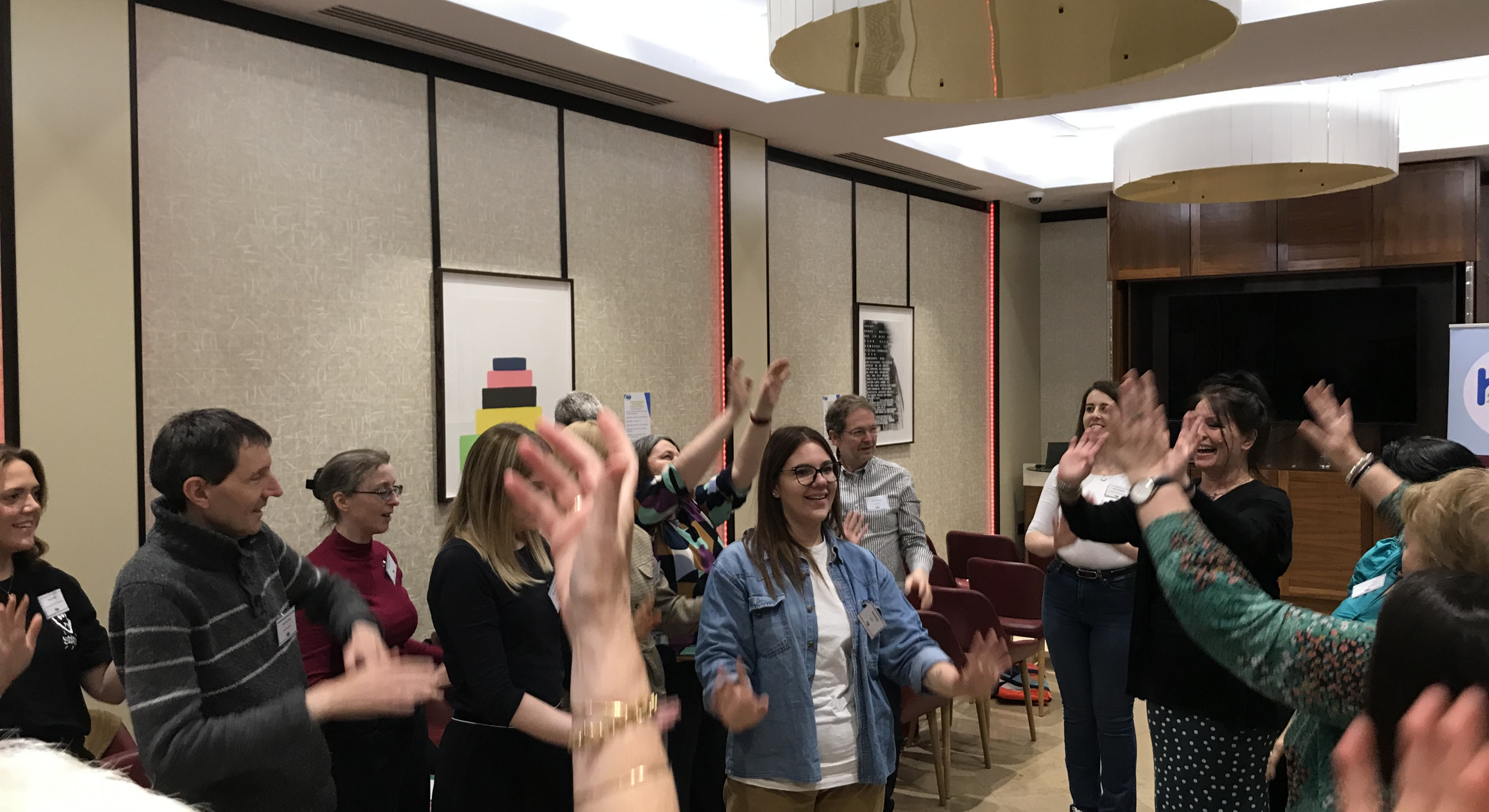 Laughing yoga with United Mind