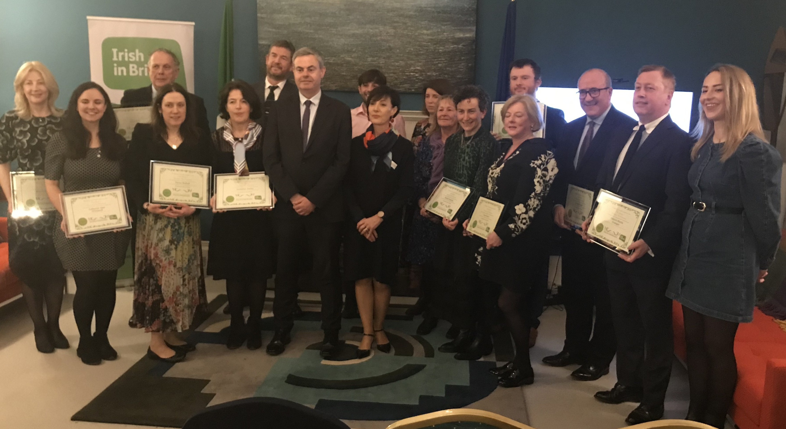 The Graduates at ceremony at the Embassy
