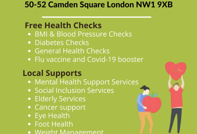 Free health event at the London Irish Centre