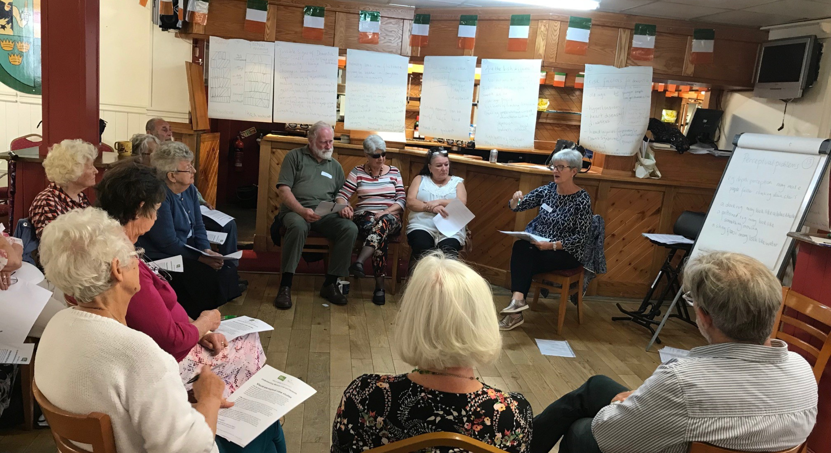 Cuimhne training in Nottingham Irish Centre