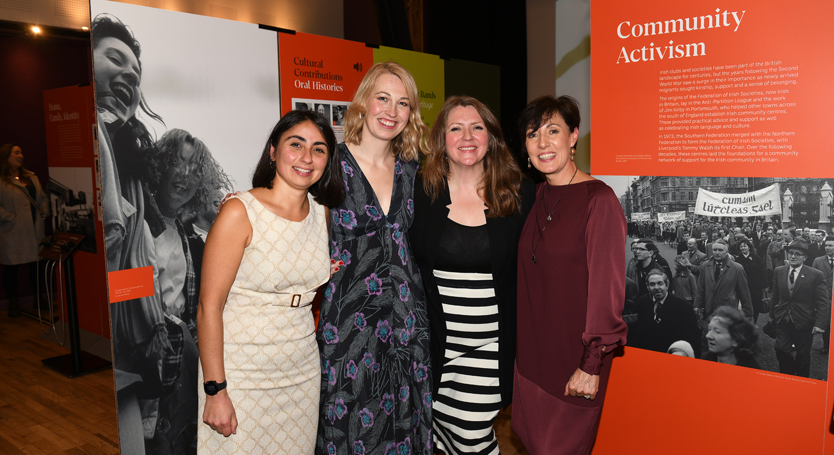 The heritage team: Rosa Gilbert, Susan Cahill, Róisín Jones withDierdre Fraser.