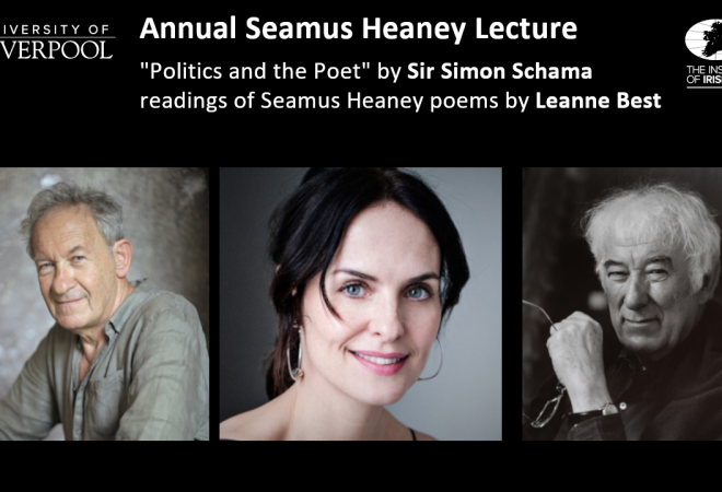The 2025 Seamus Heaney Lecture: ‘Politics and the Poet' by Sir Simon Schama