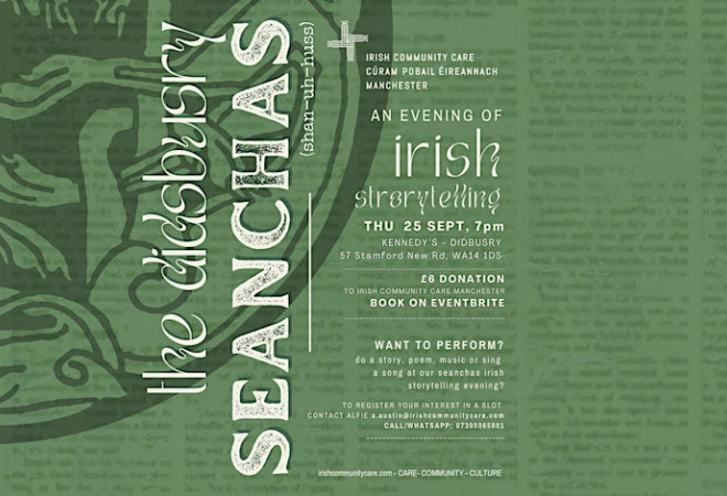 Didsbury Seanchas: Irish Storytelling Evening
