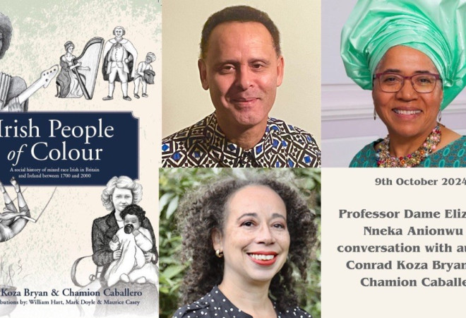 Professor Dame Elizabeth Nneka Anionwu in conversation with authors Conrad Koza Bryan and Dr Chamion Caballero