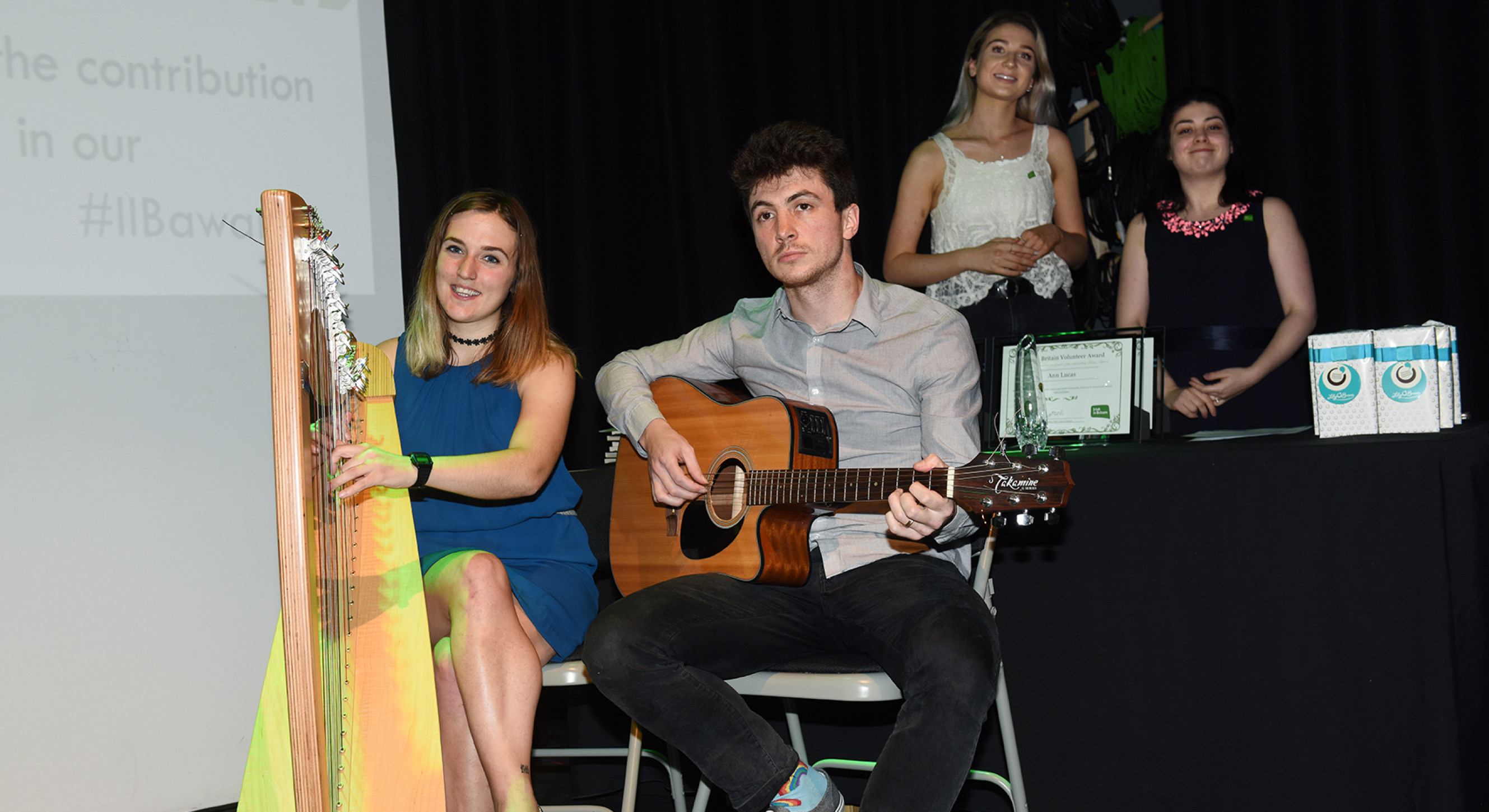 Musicians Maev and Jack