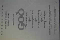 1990 Westminster Cathedral Serivce